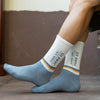 CARTELO Fashion Striped letters Men's Socks New Casual Sport High Tube Socks Soft Breathable Cotton 4 Season Male Носки мужски