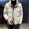 Men's  Jacket new style men's fashion casual high-end Slim brand thick down cotton coats S-5XL