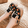 2021 Bohemian Women Linen Canvas Slip-On Flat Shoes Comfortable Retro Loafers Ladies Casual Embroidered Sneakers Hemp Sole