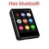 X62 MP3 Player Bluetooth 5.0 Metal Touch Screen 2.4 inch Built-in Speaker 16GB with E-book FM Radio Voice Recording Video Player