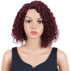 Trueme Short Water Wave L Part Lace Human Hair Wigs Remy Brazilian Lace Part Wig Pixie Cut Short Bob Curly Wigs For Black Women
