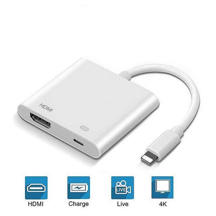 4K 1080P for iPhone to HDMI VGA AUDIO Adapter For Apple ipad ipod digital AV Adapter - Surprise store
