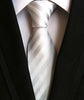Fashion Neckties Classic Men's Stripe Yellow Navy Blue Wedding Ties Jacquard Woven 100% Silk Men Solid Tie Polka Dots Neck Ties - Surprise store