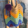 Beach Hand-woven Women Shoulder Bag Handmade Crochet Knitted Women Handbag Fashion Cotton Weave Ladies Hand Bags Women's Bag New