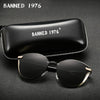 BANNED 1976 Luxury Women Sunglasses Fashion Round Ladies Vintage Retro Brand Designer Oversized Female Sun Glasses oculos gafas