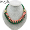 Dandie Fashionable cotton rope necklace, simple female accessories