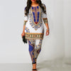 African Dresses for Women 2020 News Top Pants Suit Dashiki Print Ladies Clothes Robe Africaine Bazin Fashion Clothing