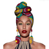 2020 fashion african headwraps+earings 2 piece sets for women bazin riche african head scarf pure cotton