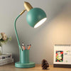 Nordic Iron Art LED Fashion Simple Desk Lamp Eye Protection Dimming Metal Pen Holder Table Lamp Living Room Bedroom Home Decor