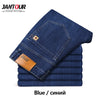 Cotton Men's Jeans Denim Pants Brand Classic Clothes Overalls Straight Trousers for Men Black Oversize Large Size 35 40 42 44 46