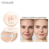 FOCALLURE Face Powder Long-lasting Perfect Cover Oil Control Matte Two Way Cake Vitamin C Lightweight Facial Makeup