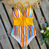 Tummy Abdomen Control Waist Push Up Swimsuit Print Swimwear Vintage Retro Bathing Suits Bodysuit Beach Wear Plus size XXXL