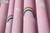 TONGDI Children Blackout Curtains Cartoon Rainbow Printing High-grade Decoration For Home Window Parlou Bedroom LivingRoom