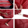 Women Leather Handbags Women Messenger Bags Female Crossbody Bags Ladies Designer Shoulder Bag Top-handle Bag Vintage Retro Tote