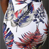 Women Summer Sleeveless Dresss New Floral Printed Strapless Bodycon Party Cocktail Mini Dress Plus Size Wrap Chest Dresses S-3XL