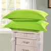 1 Piece Green Color Polyester Pillowcase Brief Style Solid Color Pillow Case Bedroom Use 48cm*74cm 50