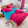 Fashion bedding sets luxury bed linen fashion Simple Style duvet cover flat sheet Bedding Set Winter Full King Twin Queen