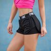 New English alphabet Sport Shorts For Women slim skinny stitching yoga sports running fitness shorts