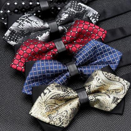 Mens Bowtie Quality Sale Necktie Fashion Formal Luxury Wedding Butterfly Cravat Ties for Men Shirt Business Gifts Accessories - Surprise store