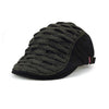 JAMONT Casual Peaked Berets Hat Cotton Visor Retro Black Flat Casquette Cap 2018 NEW Duckbill Distress Vintage Hat for Men Women
