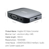 HAGIBIS HDMI VGA HD Adapter PC Video Converter Audio Adapter Mobile phone/Laptop connected to TV For iPhone XS 8 iPad Android - Surprise store