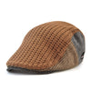 JAMONT Brand Adjustable Beret Caps Outdoor for Men Knitting Breathable Bone Brim Hats Leisure Visor Winter Cap Beret Buckle Hats