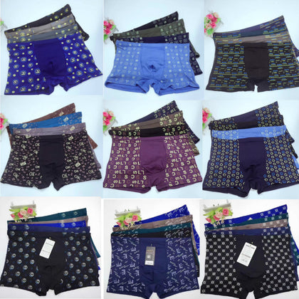 3PCS 2XL/3XL/4XL/5XL/6XL/7XL Big and Tall Mens Underwear Shorts Material