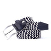 Men Elastic Belt Striped Women Stretch Belt For Unisex Knitted Braided Long Belt Extend 160 CM Belt Factory Directly Price