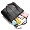 Luxury Handbags Women Bags Designer Solid Leather Tassel Crossbody Shoulder Bags For Women Messenger Ladies Hand Bag