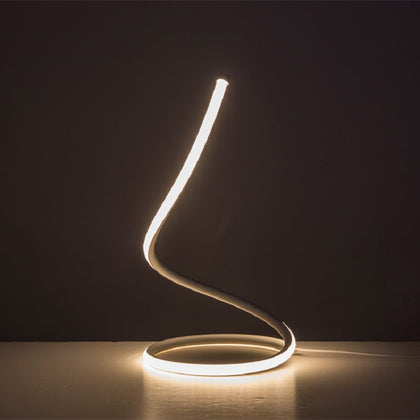 LED Spiral Table Lamp Home Living Room Bedroom Decoration Lighting Bedside Light