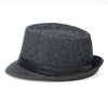Fashion Summer Cap 2021 Chapeu Cowboy Hats Straw Hats Men Black Solid beach Panama Hat Jazz Fedora sunhat gorro hombre