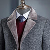 BATMO 2020 new arrival winter high quality wool thicked trench coat men,men's gray wool jackets ,plus-size M-4XL,AL41 - Surprise store
