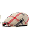 Classic Englad Style Plaid Berets Caps For Men Women Casual Unisex Sports Caps Cotton Berets Hats Boina Casquette Flat Cap