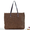Women Straw Beach Bag Vogue Travel Holiday Vacation Leisure Handmade Woven New Tote Shopping Large Capacity Ladies Shoulder Bags