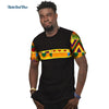 Summer Bazin Riche Men Shirt 100% Cotton Custom Dashiki African Print Patchwork Shirts Traditional African Style Clothing WYN477