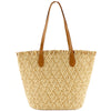 New two-color paper rope straw bag fashion large-capacity woven bag Shoulder casual beach handbag