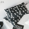 Custom Pillow case 70*70 Pure Cotton Luxury Pillowcase 50*70 50*75 Decorative Pillow Cover Bedding for Hotel Wedding Flamingos