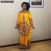 Newest 100% Cotton African Women Lady Classic Long Sleeve Loose African Dashiki Long Dress