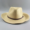 Top Quality Man Straw Hat Wide Brim Beach Foldable Cap Big Bone Men Plus Size Fedora Hat 58CM 60CM 62CM