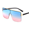 Fashion Oversized Square Sunglasses Women 2020 Brand Designer Vintage Gradient Blue Pink Sunglasses For Women Men Eyewear UV400 - Surprise store