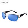 FENCHI Sunglasses Women Rimless Glasses Driving retro luxury brand Diamonds Mirror Design pink Sunglasses lentes de sol mujer