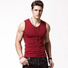 2021 Men's Tank Tops Fashion Summer Style Sleeveless Undershirts Male Bodybuilding Tank Top Casual Cotton Man Vest Tops S~XXL