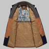 Men's Wool Coat Winter Cashmere Jacket Men Casual Windbreaker Long Slim Fit Trench Coat Thick Woolen With Detachable Scarf Coats - Surprise store