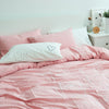 100% Cotton Embroidered Pillow Case Pink/White Love Heart Bedroom Decorative Pillowcase 1 PC Pillow Cover 48x74cm