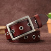 LAUWOO Genuine Leather Rivet Inlay stars Belt For Women Fashion Pin Buckle Waist Women Belts Luxury Brands Leather Belt Female