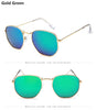Steampunk clear luxury brand design eye sun glasses 2018 ladies vintage retro festival girls blue Hexagon women men sunglasses