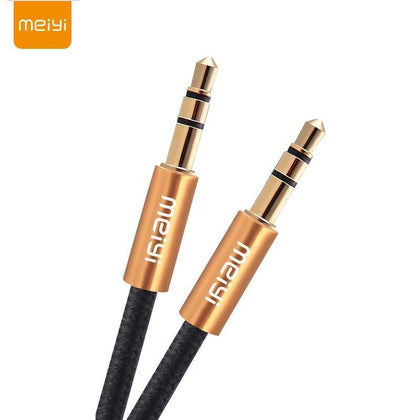 MEIYI 3.5 mm Jack Aux Audio Cable Male to Male Car Aux Cable Gold Plated Auxiliary Cable for Car / iPhones / Media Players - Surprise store