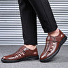 2020 Classic Men Sandals High Quality Genuine Leather Sandals Men Outdoor Casual Shoes Breathable Fisherman Shoes Plus Size 48