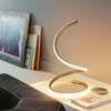 LED Spiral Table Lamp Home Living Room Bedroom Decoration Lighting Bedside Light