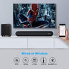 100W TV SoundBar Wireless Bluetooth Speaker Home Theater System Sound Bar 3D Surround >80 dB Remote Control With Wall Mount - Surprise store